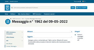 Assegno unico: nuovi strumenti per visualizzare pagamenti ed eventuali errori e modificare la domanda