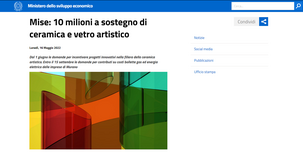 Contributi a fondo perduto ceramica, domande entro la scadenza del 30 giugno 2022