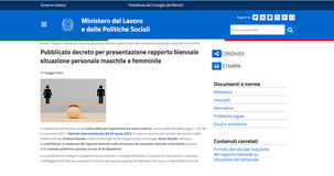 Rapporto biennale pari opportunità, online il decreto interministeriale: fac simile e istruzioni