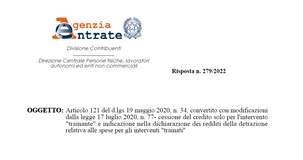 Superbonus, cessione del credito o detrazione? La scelta per ciascun intervento trainante e trainato