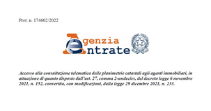 Planimetrie catastali: consultazione online per gli agenti immobiliari con delega dell'intestatario