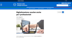Bonus internet 2022: voucher MISE estesi anche ai professionisti con partita IVA 
