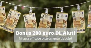 Bonus 200 euro, novità efficace contro il caro prezzi o misura costosa e debole? La parola a lettrici e lettori 