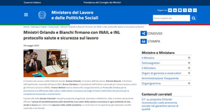Alternanza scuola lavoro, firmato il protocollo per garantire salute e sicurezza