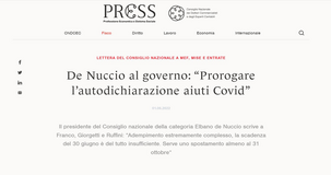 Proroga aiuti di stato, il CNDCEC: scadenza al 31 ottobre
