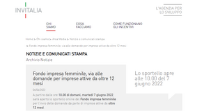 Fondo Impresa Donna 2022: invio della domanda per le attività già avviate da oggi, 7 giugno
