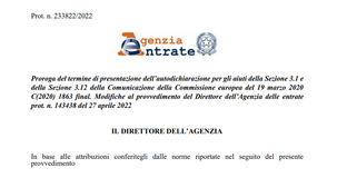 Autodichiarazione Aiuti di Stato Covid, arriva la proroga ufficiale: scadenza 30 novembre 2022