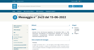 CIGS, dall'INPS le istruzioni per gli accordi di transizione occupazionale