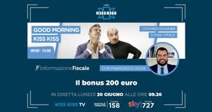 Bonus 200 euro partite IVA, quando arriva? Le novità ai microfoni di Radio Kiss Kiss