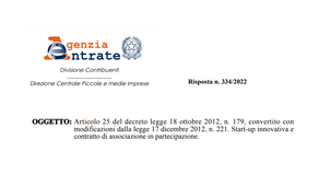 Startup innovative, divieto di distribuzione degli utili anche con contratti di associazione