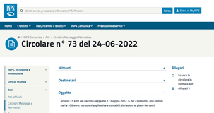 Bonus 200 euro, dall'INPS la circolare con beneficiari e tempi di pagamento