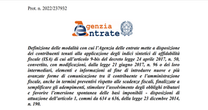 Partite IVA, lettere dell'Agenzia delle Entrate nel Cassetto Fiscale su 23 anomalie ISA
