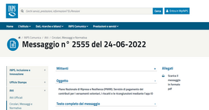 Contributi INPS, nuovi servizi per il pagamento con l'app IO