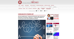 Decreto Semplificazioni, INT: gli emendamenti possono favorire la semplificazione fiscale