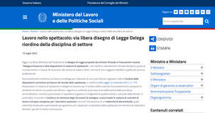 Lavoratori dello spettacolo: equo compenso e indennità tra le nuove tutele in arrivo