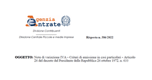 Nota di variazione IVA, la procedura esecutiva è alternativa alla risoluzione per inadempimento
