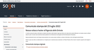 Furto dati, Sogei: “Nessun attacco hacker all'Agenzia delle Entrate”