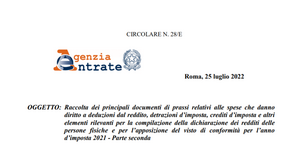Bonus edilizi, le istruzioni per le detrazioni nella dichiarazione dei redditi 2022