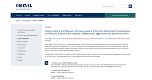 Lavoratori dello spettacolo: disponibili i servizi online per denuncia di infortunio INAIL 