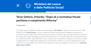 La riforma fiscale degli ETS vicina al compimento e le novità inserite nel DL Semplificazioni