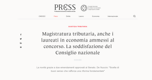 Giustizia tributaria, anche la laurea in economia per partecipare al concorso per magistrato tributario