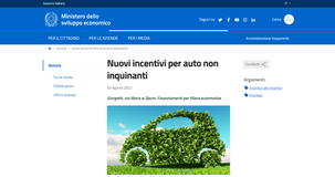 Ecobonus auto, nuovi incentivi in arrivo da parte del MISE per veicoli non inquinanti