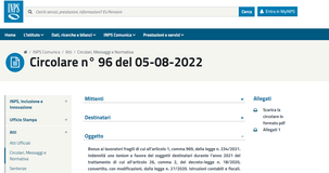 Bonus 1.000 euro lavoratori fragili: domanda INPS al via, scadenza il 30 novembre 2022