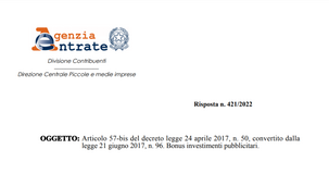 Bonus investimenti pubblicitari, l'agevolazione non spetta in presenza di terze parti