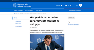 Contratti di sviluppo, dal MISE due nuovi decreti in arrivo per i progetti green