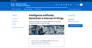 Incentivi MISE blockchain, IA e internet of things: fondi esauriti, chiuso lo sportello per le domande