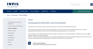 Autoliquidazione INAIL 2022/2023: disponibile il nuovo formato JSON per calcolo e invio