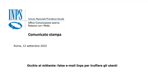 Versamento contributi INPS, attenzione alle truffe: segnalati tentativi di phishing