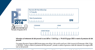 Dichiarazione dei redditi Unico PF 2016: modello, istruzioni e scadenza