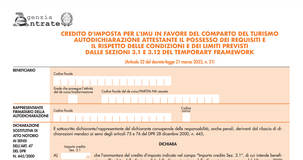 Bonus IMU, domanda dal 28 settembre 2022 per le imprese del turismo 