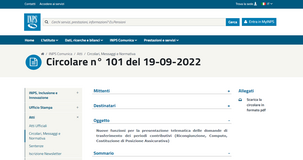 Ricongiunzione contributi INPS: nuove funzioni per l'invio delle domande online