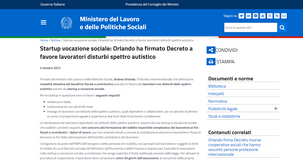 Bonus assunzione lavoratori autistici: pronto il decreto per le startup innovative a vocazione sociale