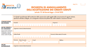 Comunicazione cessione del credito: come correggere gli errori