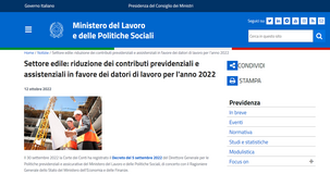 Riduzione contributi per l'edilizia 2022: confermato lo sgravio dell'11,5 per cento