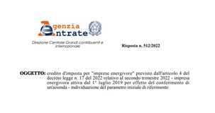 Bonus imprese energivore, i chiarimenti delle Entrate sul conferimento d'azienda