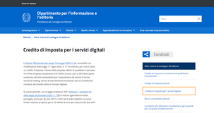 Tax credit servizi digitali: come fare domanda per l'agevolazione