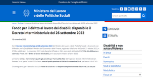 Assunzione lavoratori disabili: nuovi fondi per l'esonero contributivo 2022