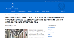 Legge di Bilancio 2023, dai bonus bollette ai contanti: le perplessità della Corte dei Conti