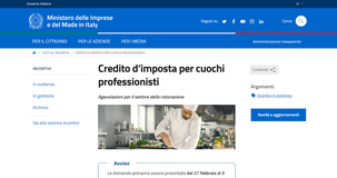 Bonus cuochi professionisti: domande al via, scadenza il 3 aprile 2023