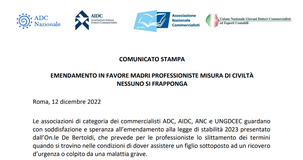 Malattia dei figli e delle figlie: verso la proroga dei termini per le professioniste madri