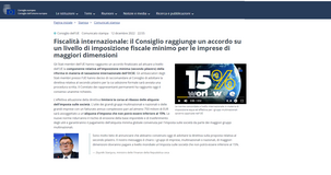 Riforma fiscale globale: che cos'è la minimum tax oggetto dell'accordo UE