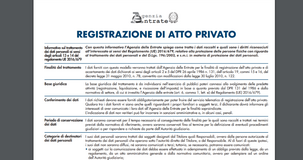 Registrazione atti privati: modello RAP per i contratti di comodato e i preliminari di compravendita