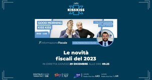 Mini cartelle, rottamazione quater e altre novità: il punto ai microfoni di Radio Kiss Kiss