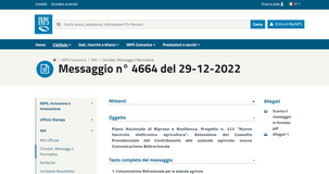Cassetto previdenziale INPS: nuova modalità di comunicazione bidirezionale per le aziende agricole