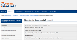 Autodichiarazione Aiuti di Stato, le ultime FAQ con le istruzioni da seguire