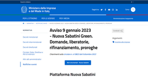 Nuova sabatini green: ulteriori chiarimenti dal MIMIT su domanda e proroga per investimenti 